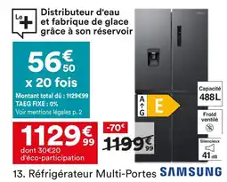 BUT Samsung réfrigérateur multi-portes offre