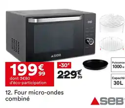 BUT Seb four micro-ondes combiné offre