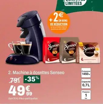 BUT Senseo machine à dosettes offre