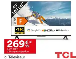 BUT Tcl téléviseur 43p61k offre