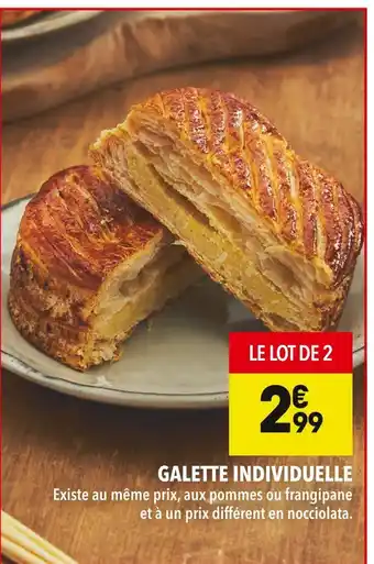 Supeco Galette individuelle offre