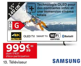 BUT Samsung téléviseur oled 4k ultra hd offre