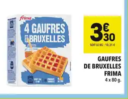 Supeco Frima gaufres de bruxelles offre