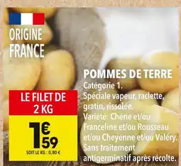 Supeco Pommes de terre offre