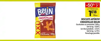 Supeco Belin biscuits apéritif croustilles offre