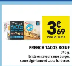 Supeco Frima french tacos bœuf offre