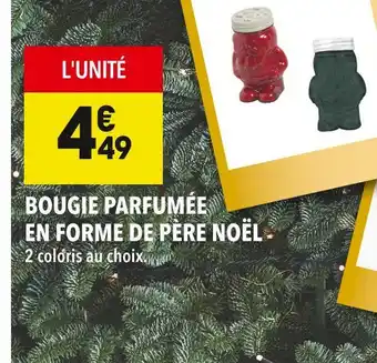 Supeco Bougie parfumée en forme de père noël offre