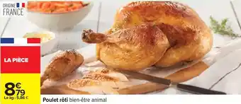 Poulet rôti bien-être animal