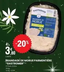 E.Leclerc Gastronome - brandade de morue parmentière offre