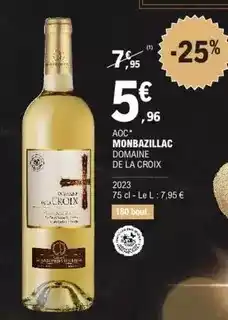 E.Leclerc Aoc - monbazillac offre