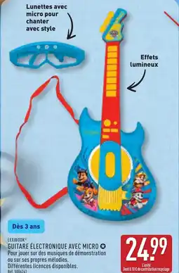 ALDI LEXIBOOK Guitare électronique avec micro offre