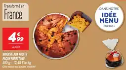 Netto Brioche aux fruits façon panettone offre