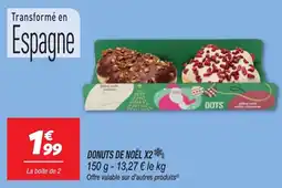 Netto Donuts de noël x2 offre