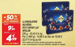 Netto La chocolaterie des rêves petit coffret lait révillon offre