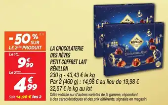Netto La chocolaterie des rêves petit coffret lait révillon offre