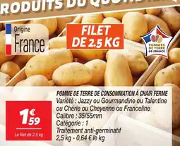 Netto Pomme de terre de consommation à chair ferme offre