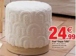 Bazarland Pouf "Copas Tufté" offre
