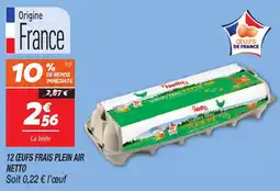 Netto 12 ceufs frais plein air netto offre
