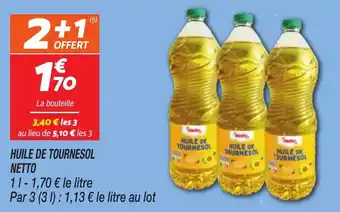 Netto Huile de tournesol netto offre