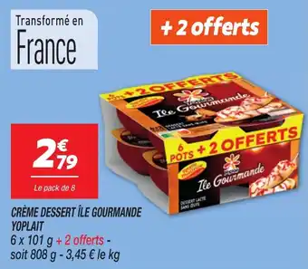 Netto Crème dessert île gourmande yoplait offre