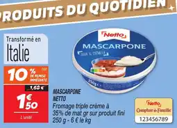 Netto Mascarpone netto offre
