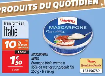Netto Mascarpone netto offre