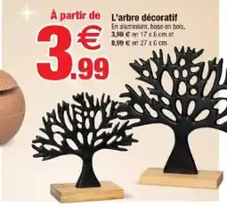Bazarland L'arbre décoratif offre