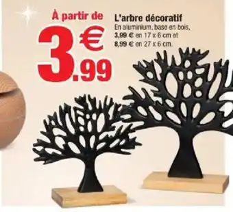 Bazarland L'arbre décoratif offre