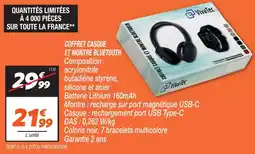 Netto Coffret casque et montre bluetooth offre