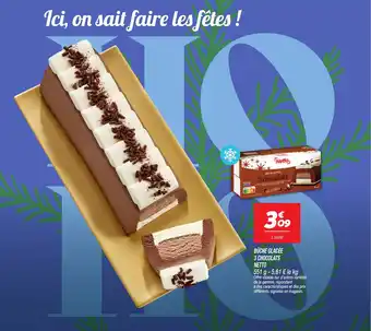Netto Bûche glacée 3 chocolats netto offre