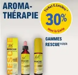 E.Leclerc Parapharmacie Gammes rescue offre