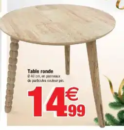 Bazarland Table ronde offre