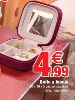 Bazarland Boîte à bijoux offre