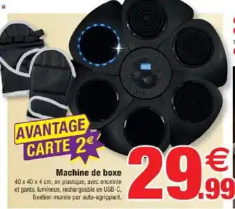 Bazarland Machine de boxe offre