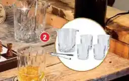 Bazarland Coffret 4 verres + 1 seau à glaçons offre