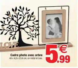 Bazarland Cadre photo avec arbre offre