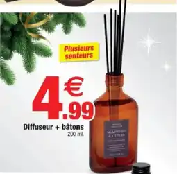 Bazarland Diffuseur + bâtons offre