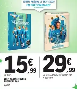 E.Leclerc Les 4 fantastiques premiers pas offre