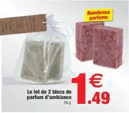 Bazarland Le lot de 2 blocs de parfum d'ambiance offre