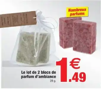 Bazarland Le lot de 2 blocs de parfum d'ambiance offre