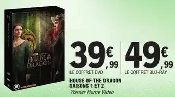 E.Leclerc House of the dragon saisons 1 et 2 offre