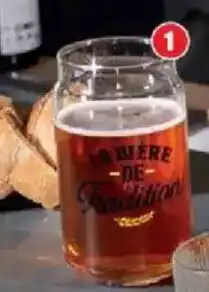 Bazarland Le verre "Canette" bière tradition offre