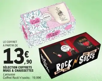 E.Leclerc Sélection coffrets mugs & chaussettes offre