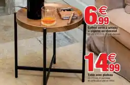 Bazarland Table avec plateau offre