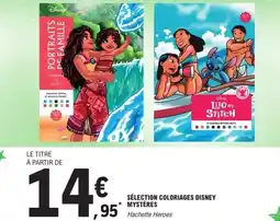 E.Leclerc Sélection coloriages disney mystères offre