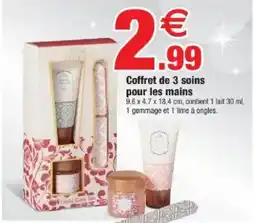 Bazarland Coffret de 3 soins pour les mains offre