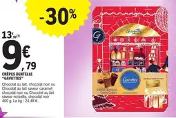 E.Leclerc Crêpes dentelle gavottes offre
