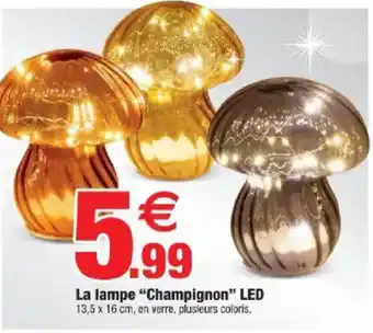 Bazarland La lampe "Champignon" LED offre