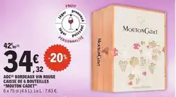 E.Leclerc Aoc bordeaux vin rouge offre