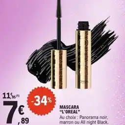 E.Leclerc Mascara l'oreal offre